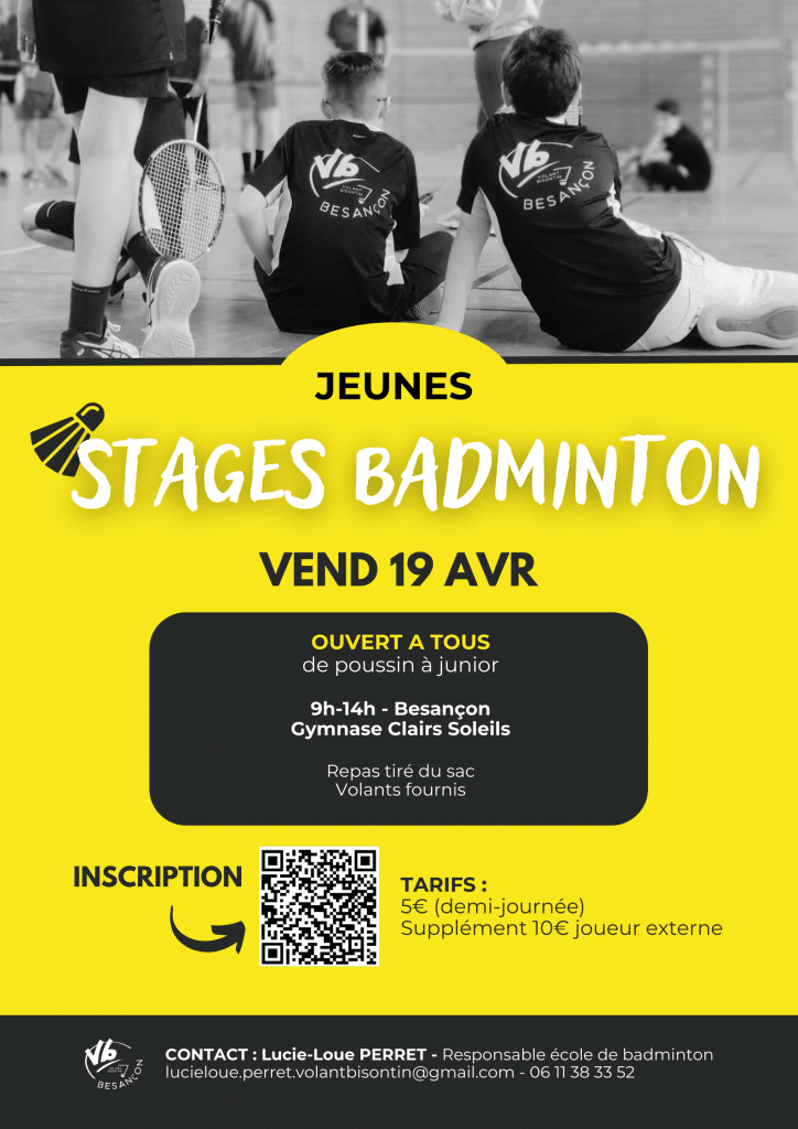 Stage JEUNES Printemps