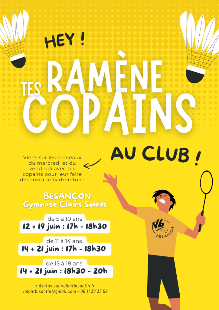Ramène tes copains au club ! 1 Ramenes tes copains