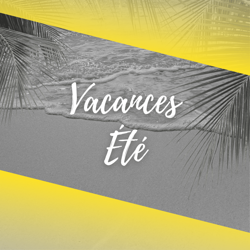 Créneaux vacances d'été et licence estivale 1 Copie de Vacances dautomne 42 × 42 cm