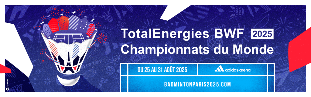 Déplacement club aux Championnats du monde de badminton à Paris, ça vous tente ? 2 ffbad ao chmonde25 kv 1920x600px 03 slider fr 841089557