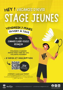 Affiche stage hiver