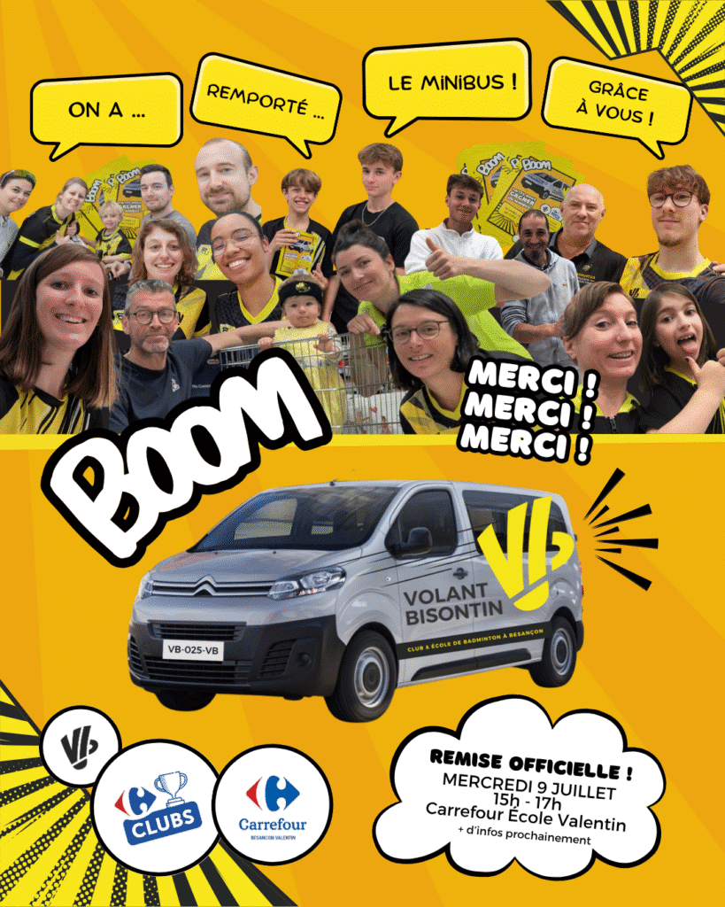 Le Volant Bisontin remporte un minibus 1