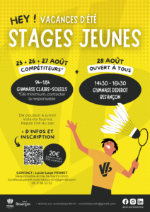 Affiches ecole de bad 2