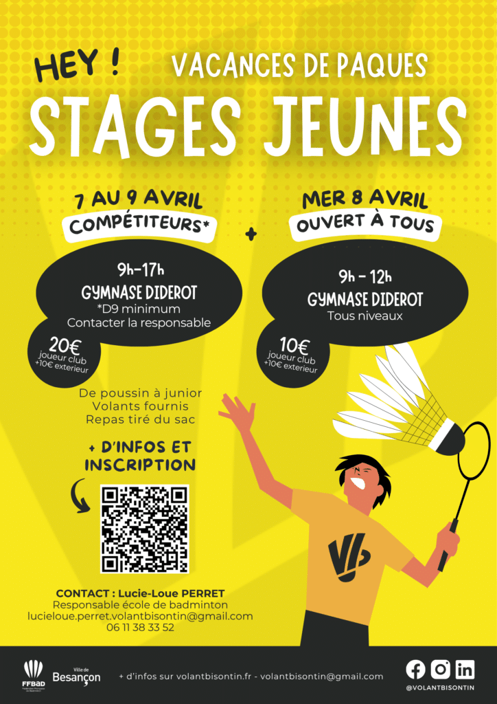 Affiches ecole de bad 3