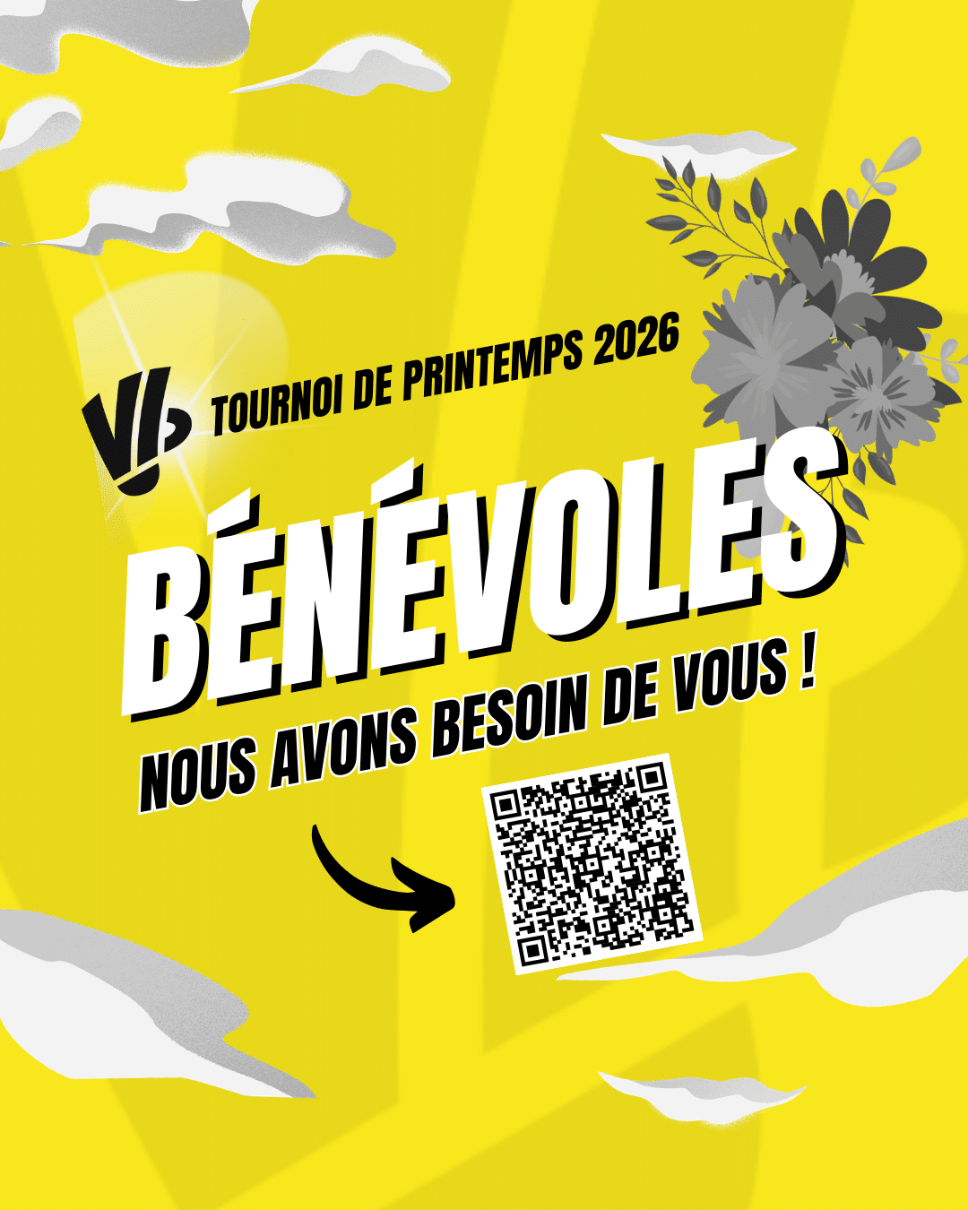 Bénévoles TPVB, nous avons besoin de vous pour le Tournoi de Printemps du club ! WANTED BENEVOLES ! 2 Publications TPVB 7