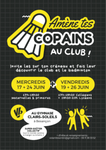 Affiches ecole de bad